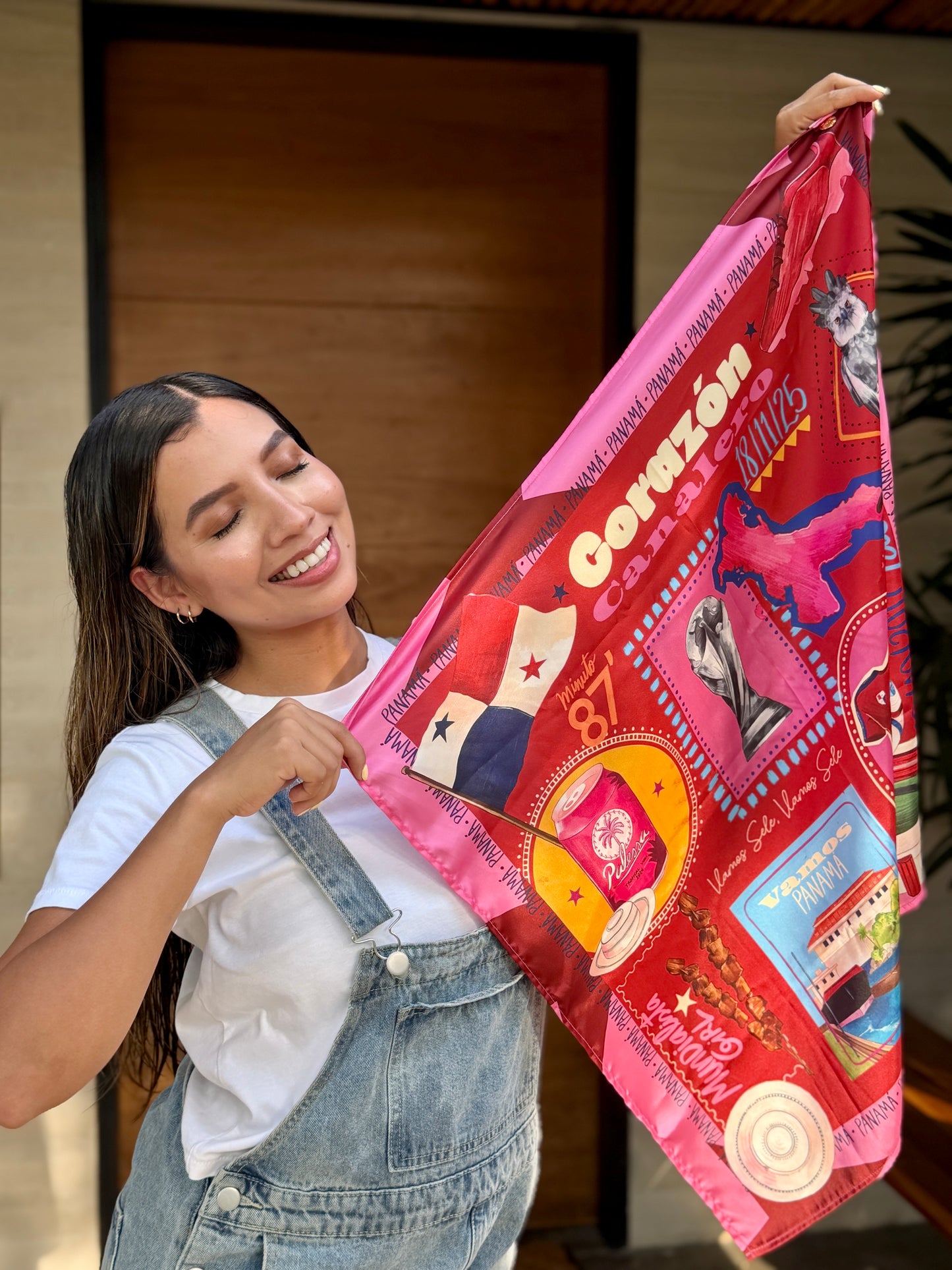 Pañoleta Mundialista Girl Hot Pink